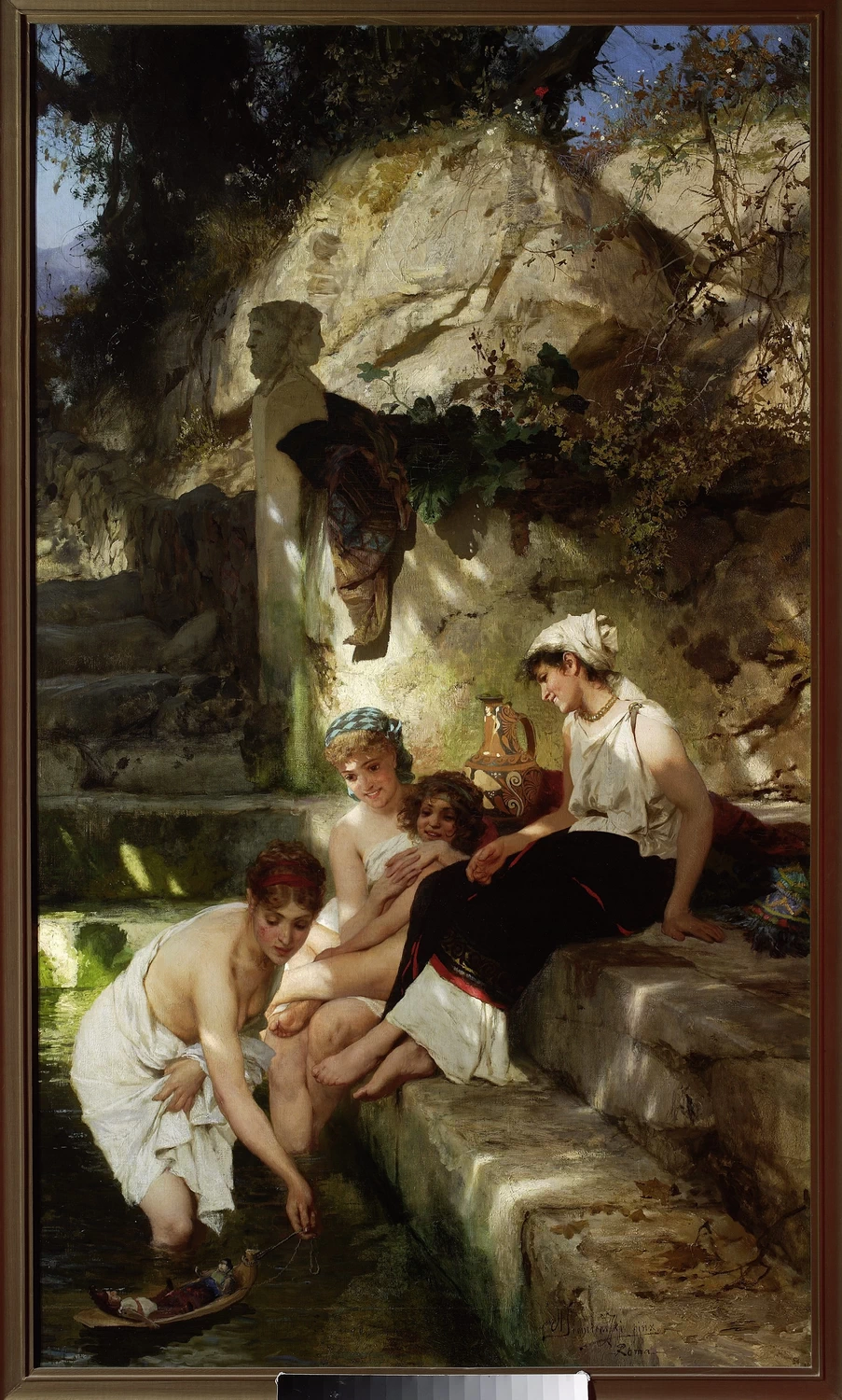 Henryk Siemiradzki - Idillio Romano, Museo nazionale di Varsavia